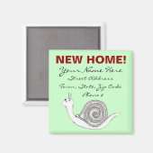 Nieuwe Home Aankondiging Magnet (Voorkant / Achterkant)