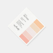 Nieuwe Home address roze perzikspinazie aankondigi Servet (Hoek)