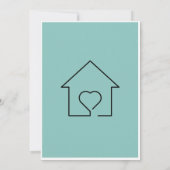 Nieuwe Home Celebration uitnodiging (Achterkant)