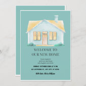 Nieuwe Home Celebration uitnodiging (Voorkant / Achterkant)