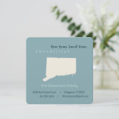 Nieuwe Home Connecticut Bewegende Aankondiging Bri (Staand voorkant)