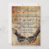 Nieuwe Home Decor Cft | Brief van mijn echtgenoot Feestdagenkaart (Voorkant)