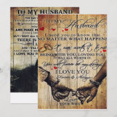 Nieuwe Home Decor Cft | Brief van mijn echtgenoot Feestdagenkaart (Voorkant / Achterkant)