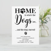 Nieuwe Home Dogs We hebben Schattigee Pet Dog Movi Aankondiging (Staand voorkant)