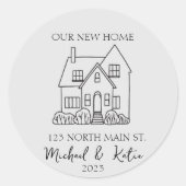 Nieuwe Home Envelope Stickers (Voorkant)