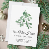 Nieuwe Home Feestdagen Verhuizen Aankondiging