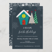 Nieuwe home Feestdagen Virtuele Housewarming Parti Kaart (Voorkant / Achterkant)