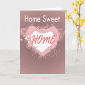 Nieuwe Home felicitatiekaart Kaart (Gele Bloem)