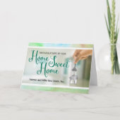 Nieuwe Home-felicitaties van Realtor Bedankkaart (Voorkant)