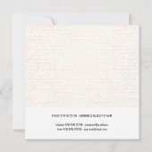 Nieuwe Home Foto Gouden visgraat Vakantie Verhuize Aankondiging (Achterkant)