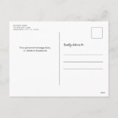 Nieuwe Home Foto Greenery Wreath Kerstmis Verhuize Feestdagenkaart (Achterkant)