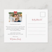 Nieuwe Home Foto Vakantie Briefkaart (Achterkant)