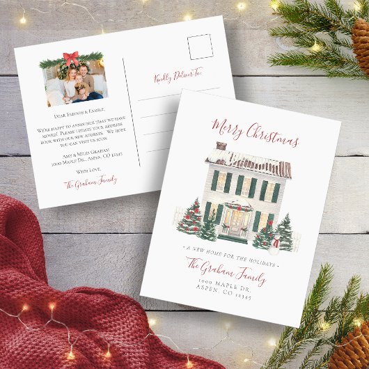 Nieuwe Home Foto Vakantie Briefkaart