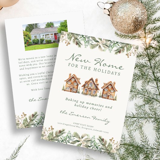 Nieuwe Home Foto Vakantie Kaart