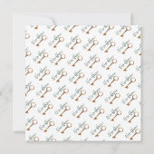 Nieuwe Home Happiness Waterverf Gepersonaliseerd Kaart (Achterkant)