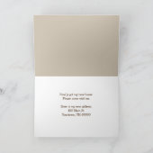 Nieuwe Home Hereford Koe met zonnebril Kaart (Binnen)