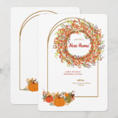Nieuwe Home Herfst Kaart (Voorkant / Achterkant)