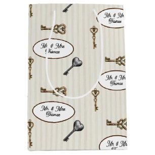 Nieuwe Home Housewarming Gepersonaliseerd Medium Cadeauzakje