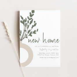 Nieuwe Home Housewarming Party Uitnodiging Sjabloo