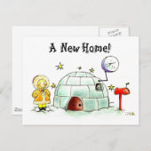 Nieuwe Home Igloo Kaart – Hand getekend ontwerp (Voorkant / Achterkant)