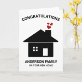 Nieuwe Home Kaart Gepersonaliseerd, Housewarming K (Gele Bloem)