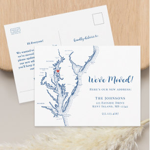 Nieuwe Home Kent Island MD Kaart Verhuizen