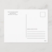 Nieuwe Home Kerst Mailbox Nieuw Adres Verhuizen Feestdagenkaart (Achterkant)