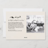 Nieuwe Home Kerstkaart Bewegende Aankondiging (Achterkant)