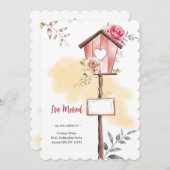 Nieuwe Home Love Moving Aankondiging (Voorkant / Achterkant)