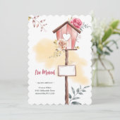 Nieuwe Home Love Moving Aankondiging (Staand voorkant)