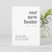 Nieuwe Home Modern Minimalistische Verandering van Aankondiging (Staand voorkant)