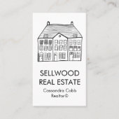 Nieuwe Home Modern Real Estate Broker Agent Realto Visitekaartje (Voorkant)