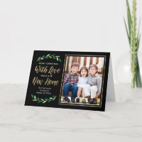 Nieuwe Home Moving Announding Folded Holiday Card