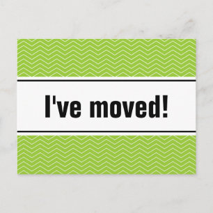 Nieuwe home moving briefkaarten   appelchevron