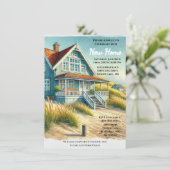 Nieuwe Home Open Huis / Housewarming Party Invitat Kaart (Staand voorkant)