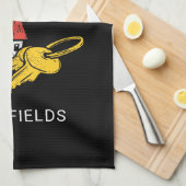 Nieuwe Home Owners Housewarming Party Theedoek (Quarter Fold)