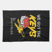 Nieuwe Home Owners Housewarming Party Theedoek (Horizontaal)