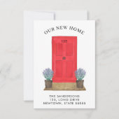 Nieuwe Home Rode Deur Bewegende Aankondiging Mini (Voorkant)