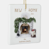 nieuwe home rustic fireplace foto keramisch orname keramisch ornament (Rechts)