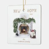 nieuwe home rustic fireplace foto keramisch orname keramisch ornament (Links)