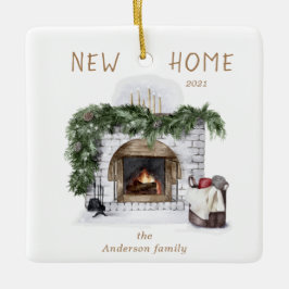 nieuwe home rustic fireplace foto keramisch orname ornament