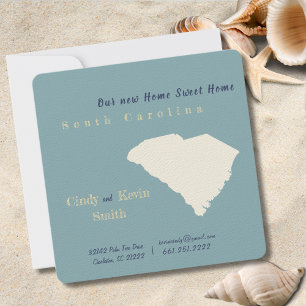 Nieuwe Home South Carolina Bewegende Aankondiging 