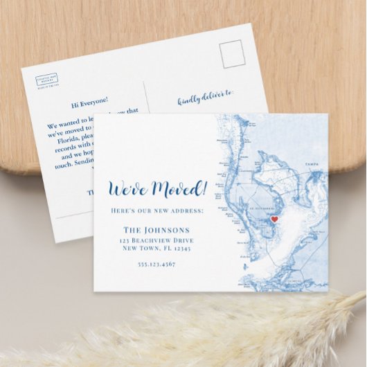 Nieuwe Home St. Pete Florida Kaart Verhuizen