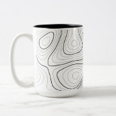 Nieuwe Home Topography Coördineert House Warming G Tweekleurige Koffiemok (Links)