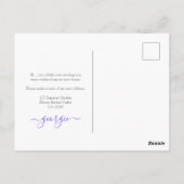 Nieuwe Home Tuin Bloemplanter Bewegende aankondigi Briefkaart (Achterkant)