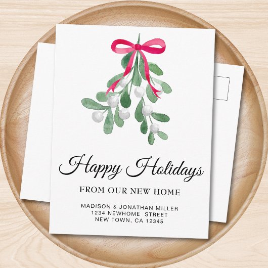 Nieuwe Home Vakantie Bewegende aankondiging