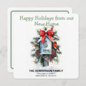 Nieuwe Home Vakantie Bewegende aankondiging (Voorkant / Achterkant)