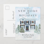 Nieuwe Home Vakantie Verhuizen Aankondigingskaart (Voorkant / Achterkant)