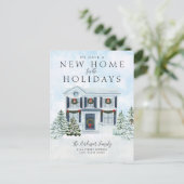 Nieuwe Home Vakantie Verhuizen Aankondigingskaart (Staand voorkant)