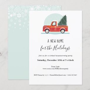 Nieuwe Home virtual housewarming Party truck Kaart